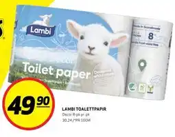 Bunnpris LAMBI TOALETTPAPIR tilbud