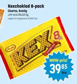 Eurocash Cloetta Kexchoklad tilbud
