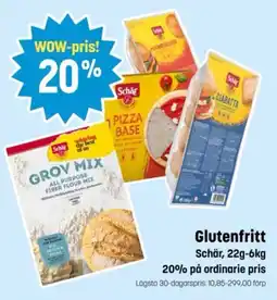 Eurocash Schär glutenfritt tilbud