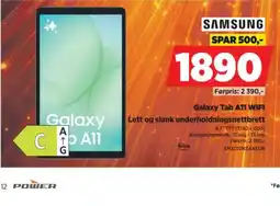 POWER Samsung Galaxy Tab A11 WIFI tilbud