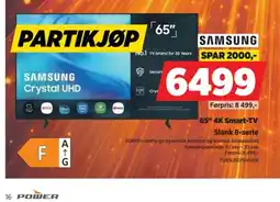 POWER Samsung 65" 4K Smart-TV tilbud