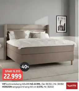 Bohus Wonderland VIP kontinentalseng tilbud