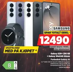 POWER Samsung Galaxy S26+ 256 GB + Galaxy Watch8 44mm tilbud