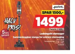 POWER Point Ledningsfri støvsuger tilbud
