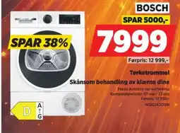 POWER Bosch Tørketrommel tilbud