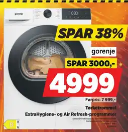 POWER gorenje tørketrommel tilbud