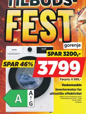Gorenje vaskemaskin