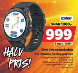 POWER Triacle Rival Two sportsklokke tilbud