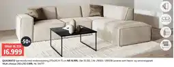 Bohus Quadrato hjørnesofa med endeavslutning tilbud