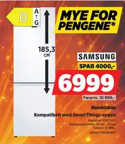POWER Samsung Kombiskap tilbud