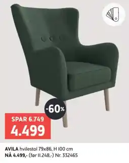 Bohus Avila hvilestol tilbud