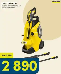 Maxbo Kärcher Høytrykkspyler k 4 power control flex tilbud