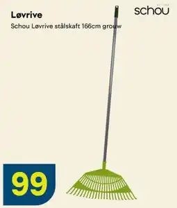 Maxbo Schou Løvrive stålskaft 166cm grouw tilbud