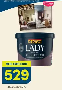 Maxbo Jotun Lady Supermatt Pure Color tilbud