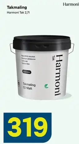 Maxbo Harmoni Takmaling tilbud