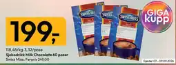 Gigaboks Swiss Miss Sjokodrikk Milk Chocolate tilbud