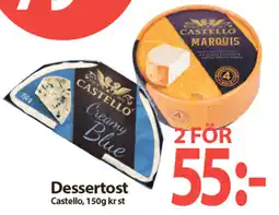 MaxiMat Töcksfors Castello Dessertost tilbud