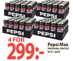 MaxiMat Töcksfors Pepsi Max tilbud