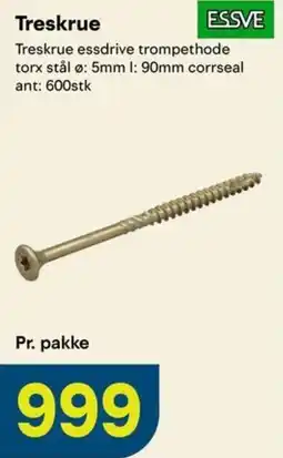 Maxbo Essve treskrue tilbud