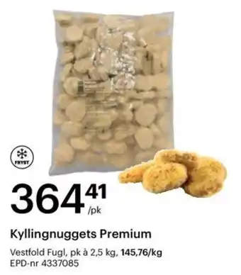 Vestfold Fugl Kyllingnuggets Premium