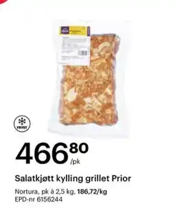 Storcash Prior salatkjøtt kylling grillert tilbud
