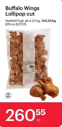 Storcash Buffalo Wings Lollipop cut tilbud