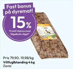 Gigaboks Zipzip Villfuglblanding tilbud