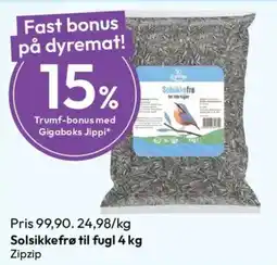 Gigaboks Zipzip Solsikkefrø til fugl tilbud