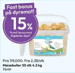 Gigaboks Zipzip Meiseboller tilbud