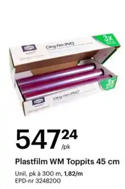 Storcash Plastfilm WM Toppits 45 cm tilbud