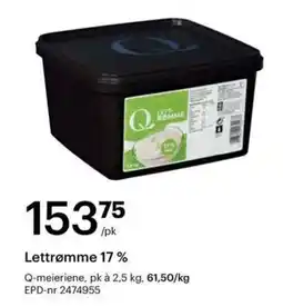 Storcash Q-lettrømme tilbud