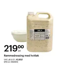 Storcash Unil rømmedressing med hvitløk tilbud