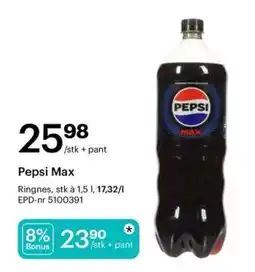 Storcash Pepsi Max tilbud