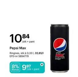 Storcash Pepsi Max tilbud