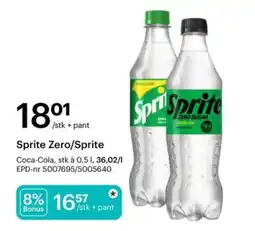Storcash Sprite Zero/Sprite tilbud