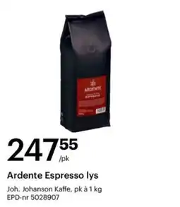Storcash Ardente Espresso lys tilbud