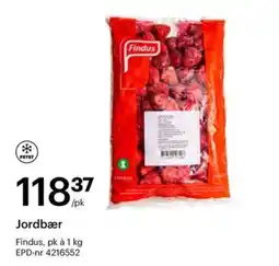 Storcash Findus jordbær tilbud