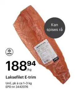 Storcash Unil laksefilet e-trim tilbud