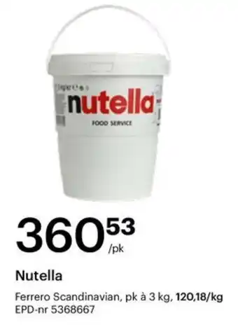 Storcash Nutella tilbud