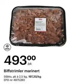 Storcash Biffstrimler marinert tilbud