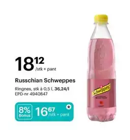 Storcash Russchian Schweppes tilbud
