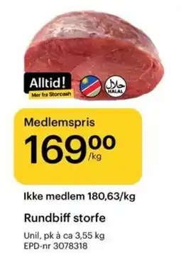 Storcash Rundbiff storfe tilbud
