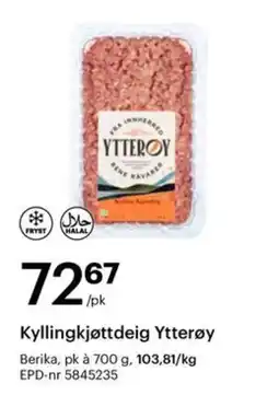 Storcash Ytterøy Kyllingkjøttdeig tilbud
