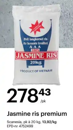 Storcash Jasmine ris premium tilbud