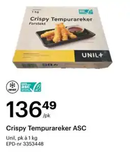 Storcash Unil Crispy Tempurareker ASC tilbud