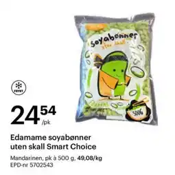 Storcash Edamame soyabønner uten skall Smart Choice tilbud