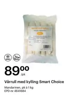 Storcash Vårrull med kylling Smart Choice tilbud