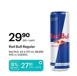 Storcash Red Bull Regular tilbud