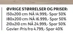 Bohus SIGNATURE COLLECTION SLEEPING HERØY kontinentalseng tilbud