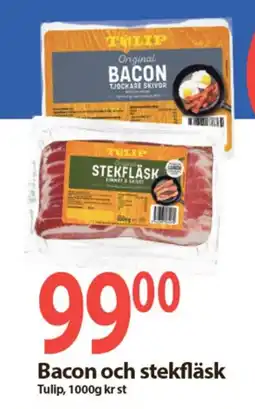 MaxiMat Nordby Tulip bacon och stekfläsk tilbud